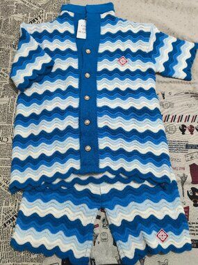 Casablanca Short-Sleeved Cardigan Set